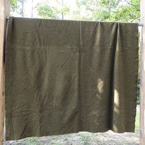 US mil wool blanket 67x82
